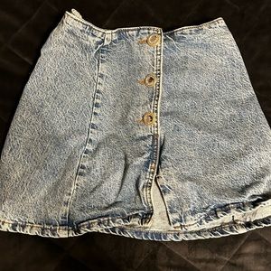 Denim Zara Mini Skirt